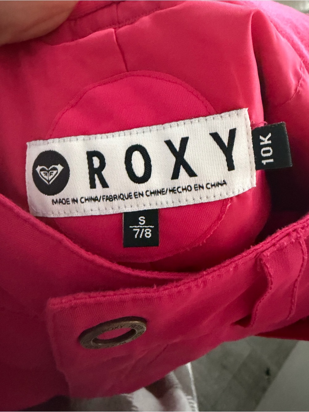 Roxy Girls Hot Pink Snowboard Pants